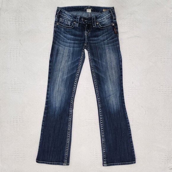 Tuesday Boot Cut Faded Blue Jeans - Picture 2 of 9